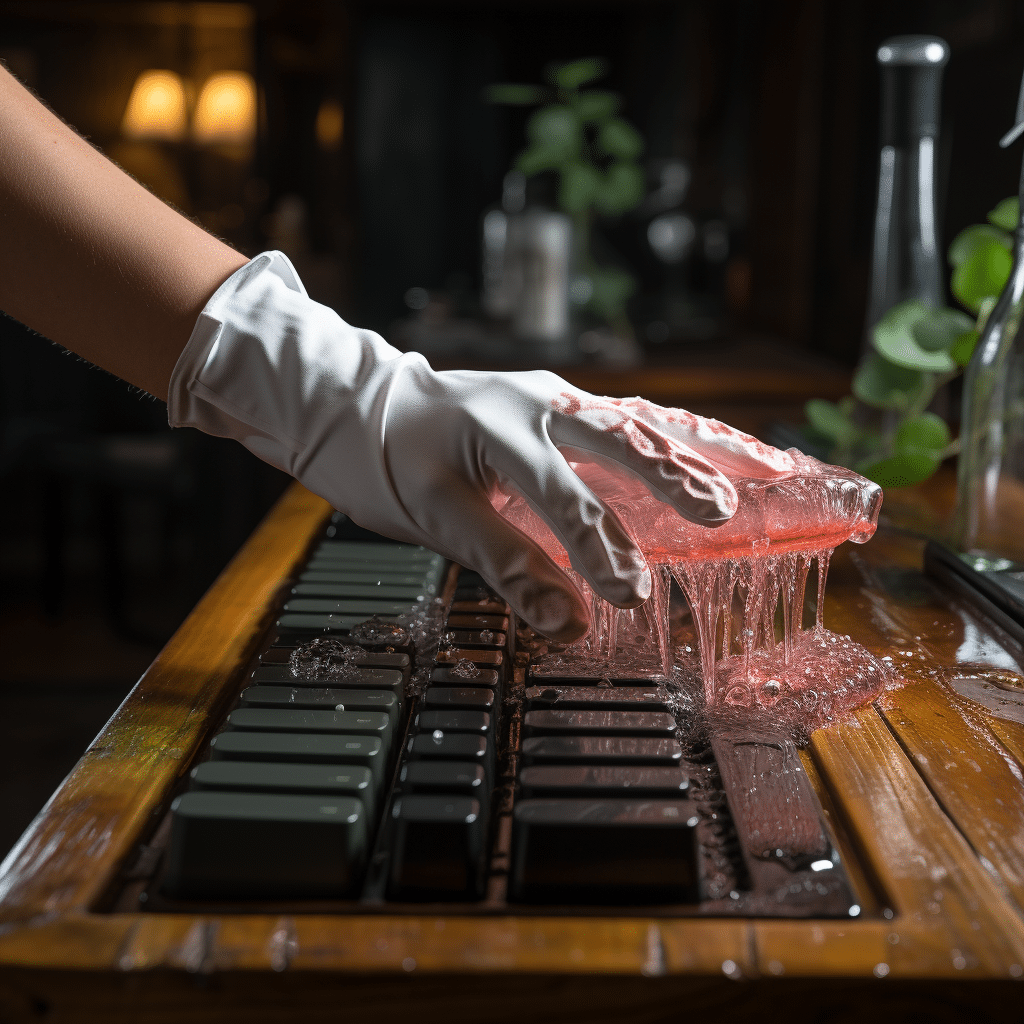 how to clean a keyboard