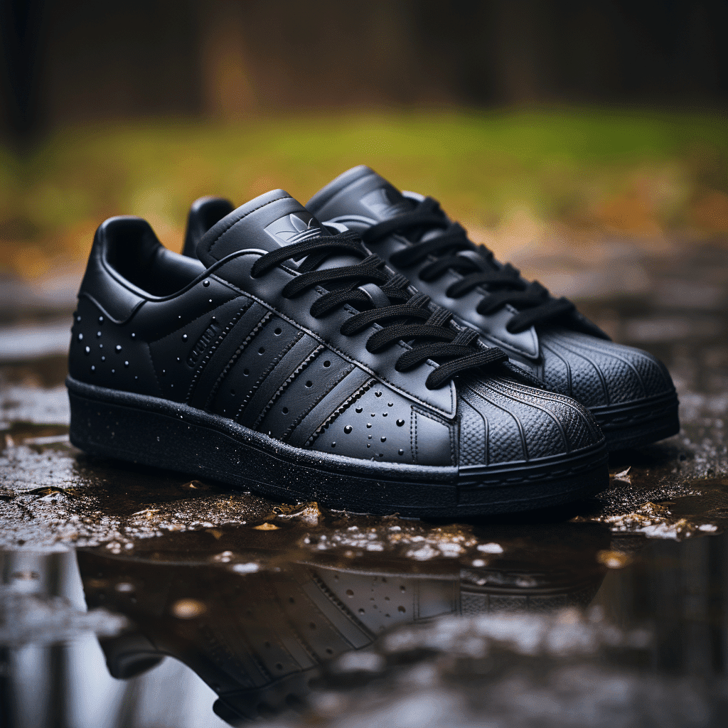 adidas superstar black