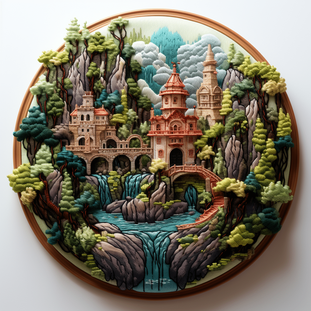 cross stitching