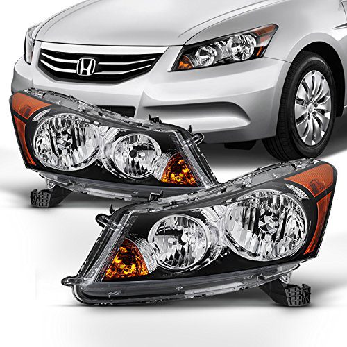 AKKON For Door Sedan Honda Accord Driver & Passenger Side Headlights Headlamps