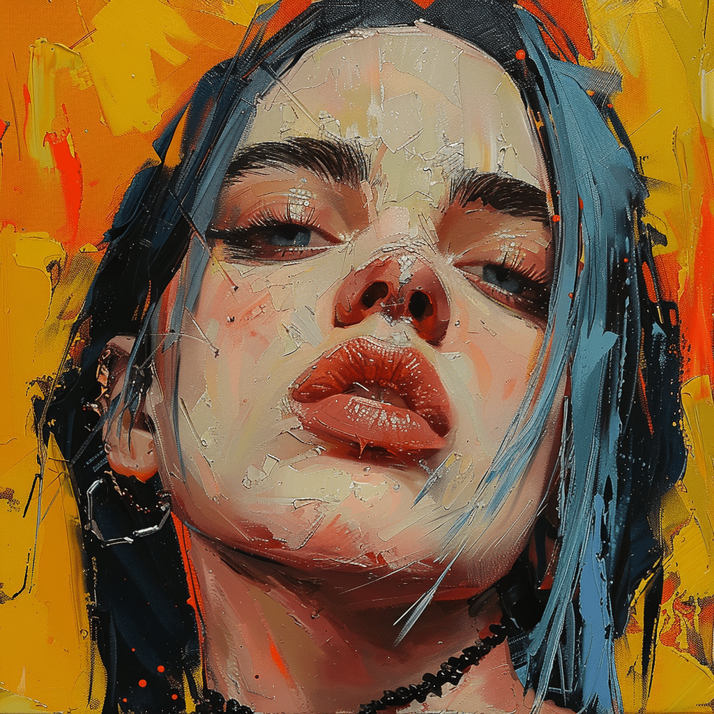 billie eilish ai art