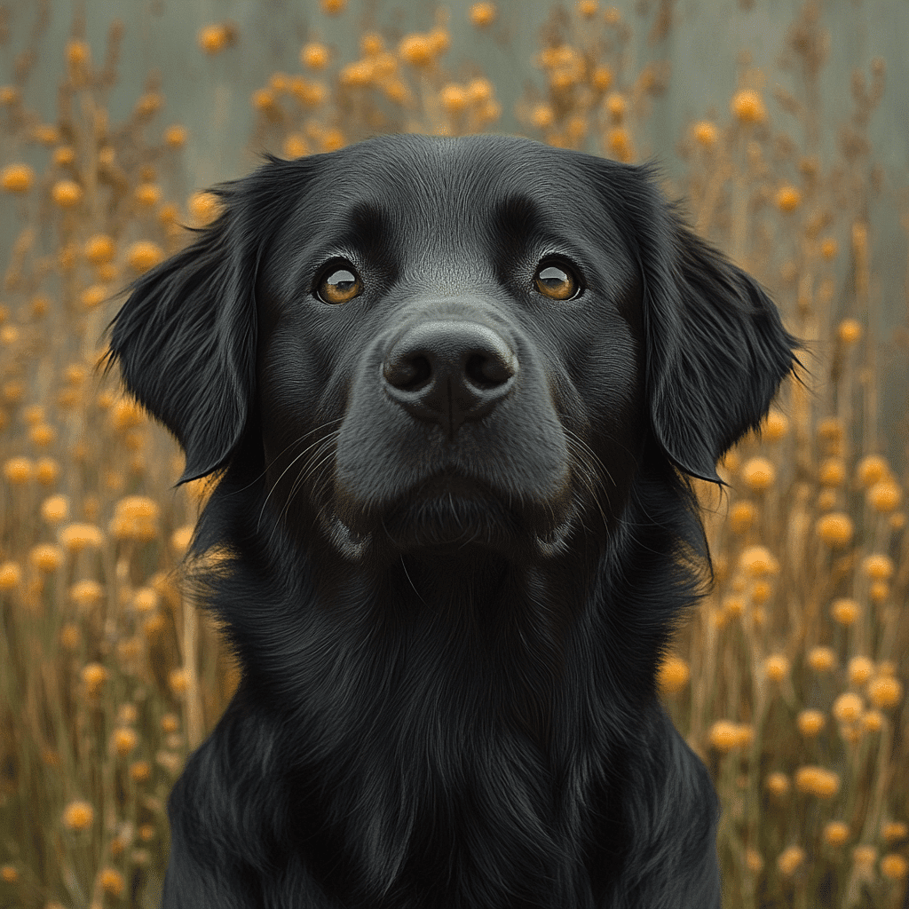 black golden retriever