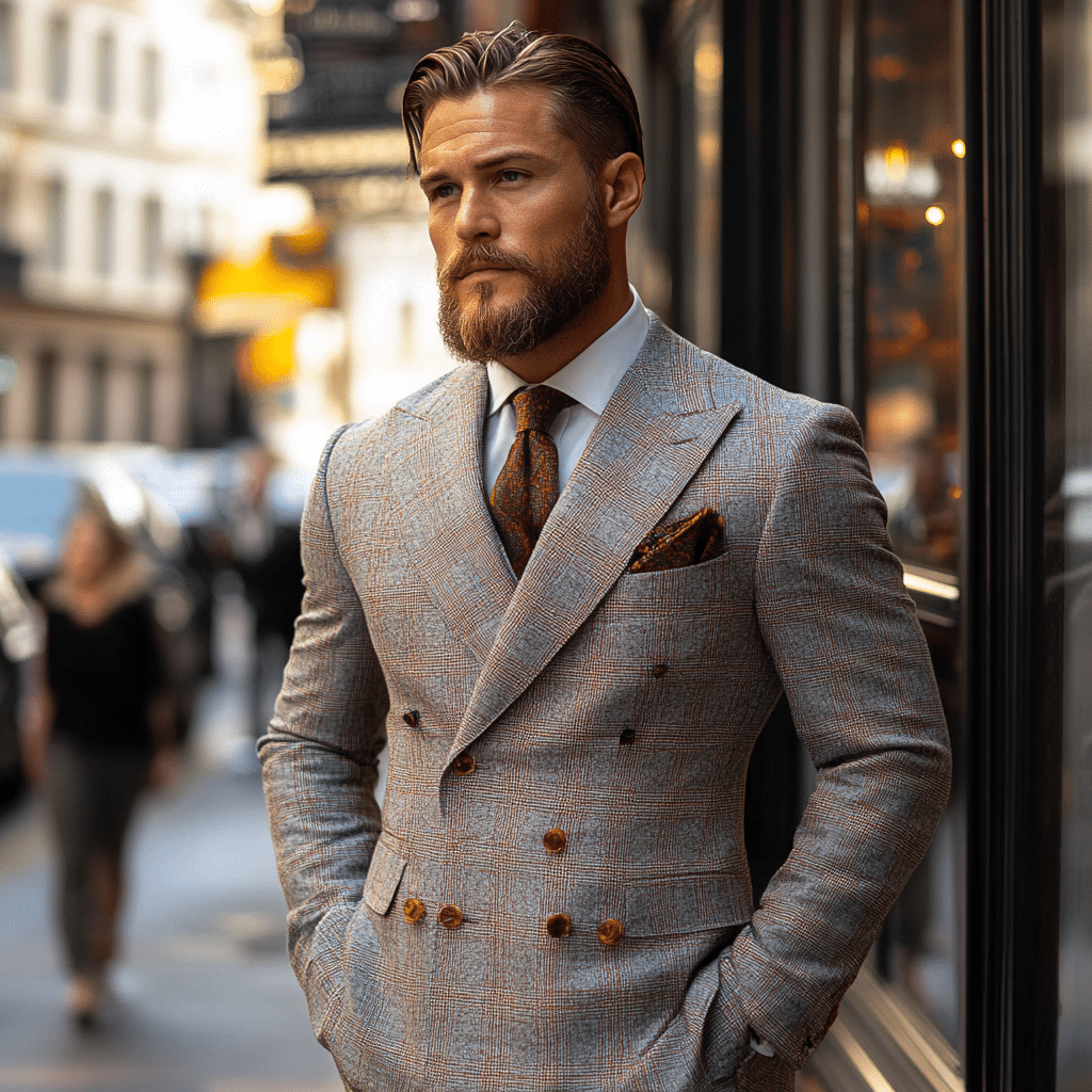 double breasted suit