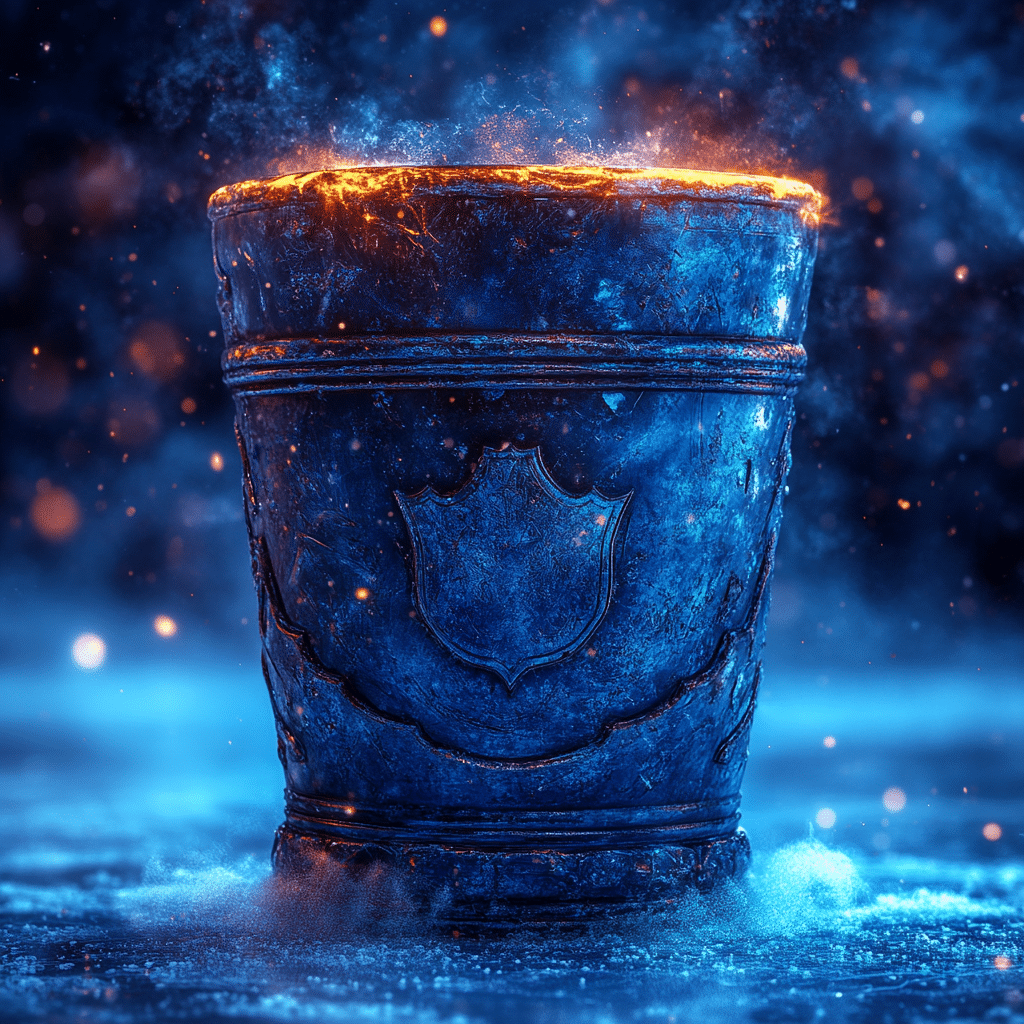 blue stanley cup