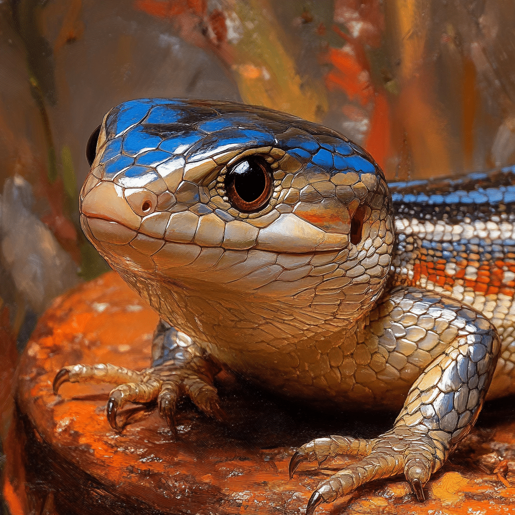 blue tailed skink
