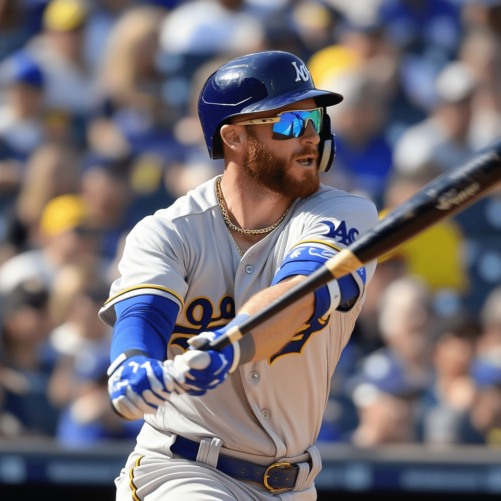 milwaukee brewers vs dodgers match player stats