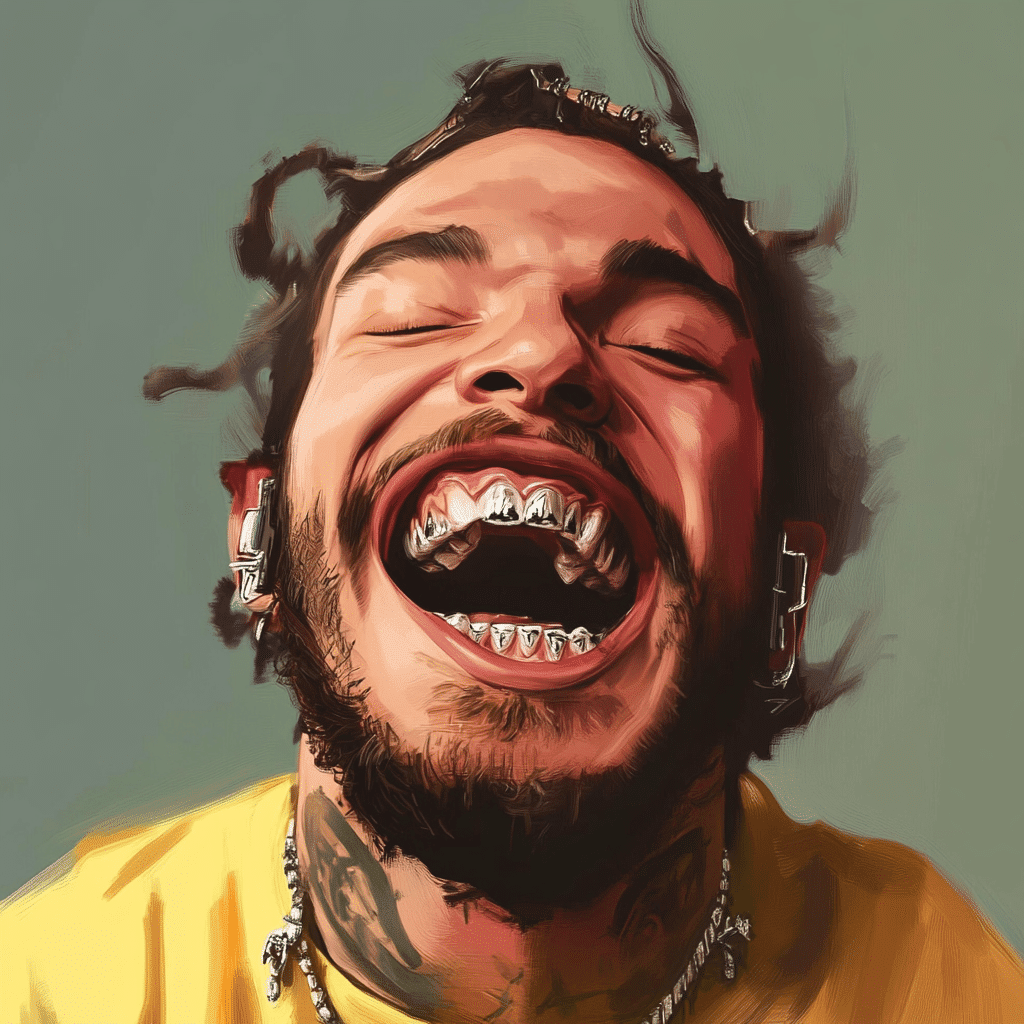 post malone teeth