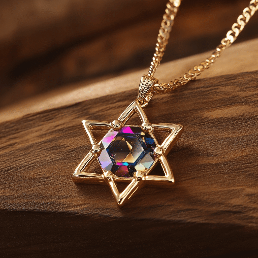 star of david necklace