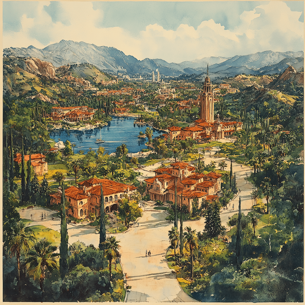 universal studios hollywood map