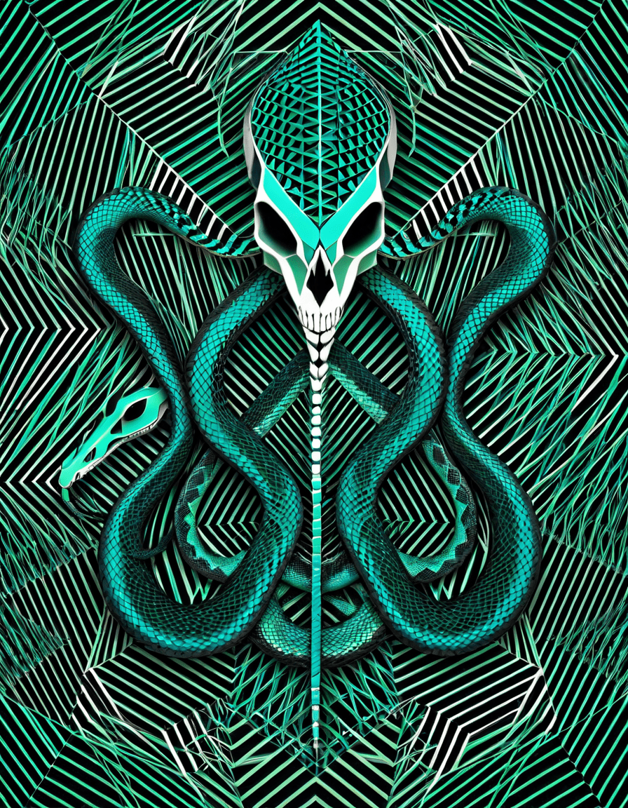 snake skeleton