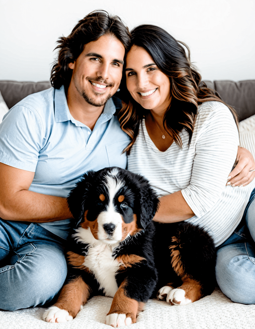 bernese mountain dog puppy