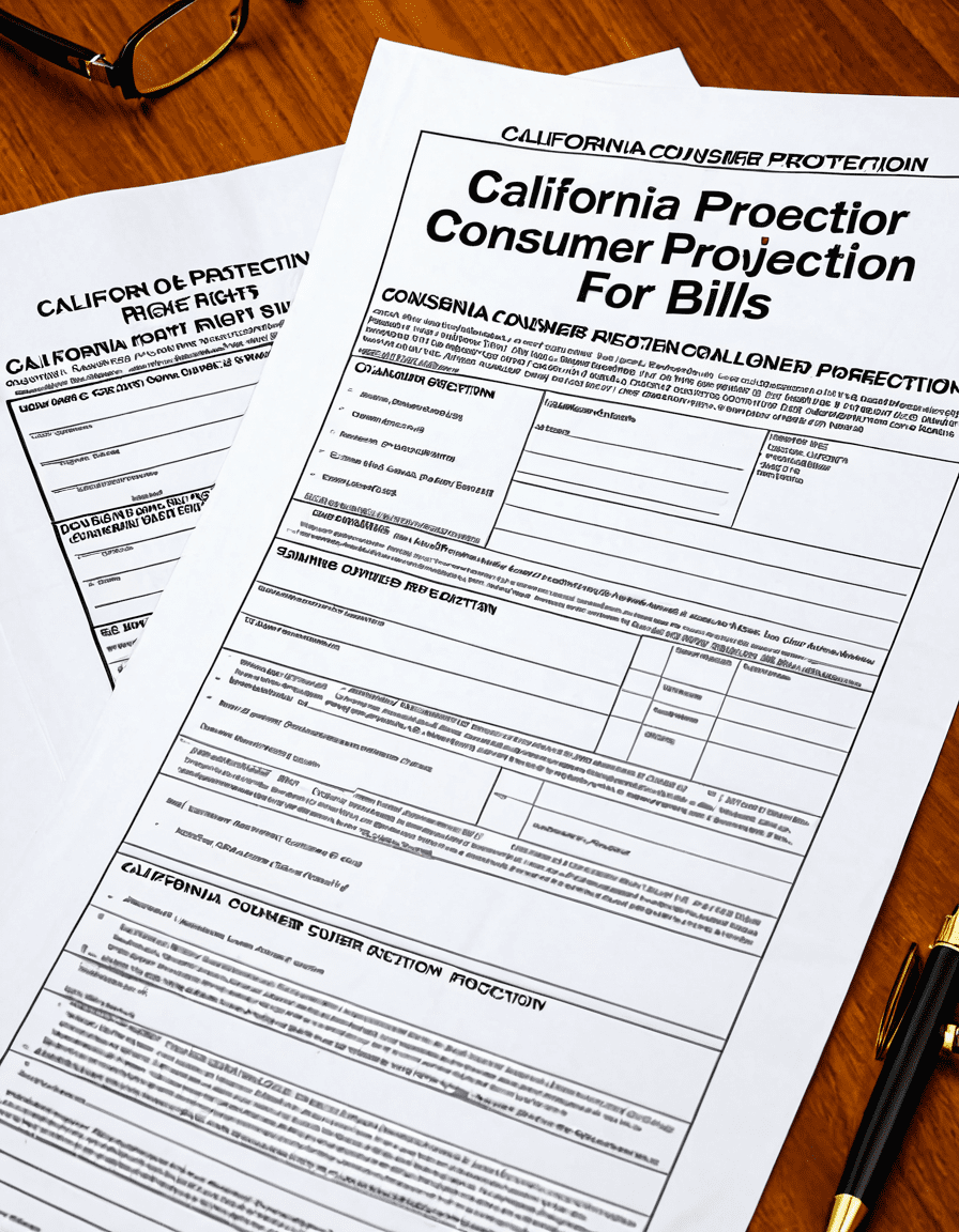 california consumer protection bills