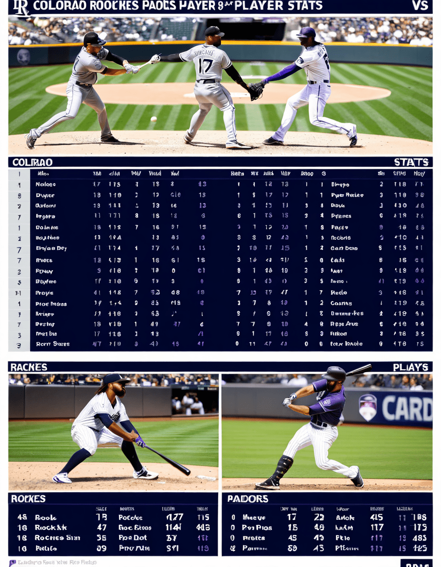 colorado rockies vs padres match player stats