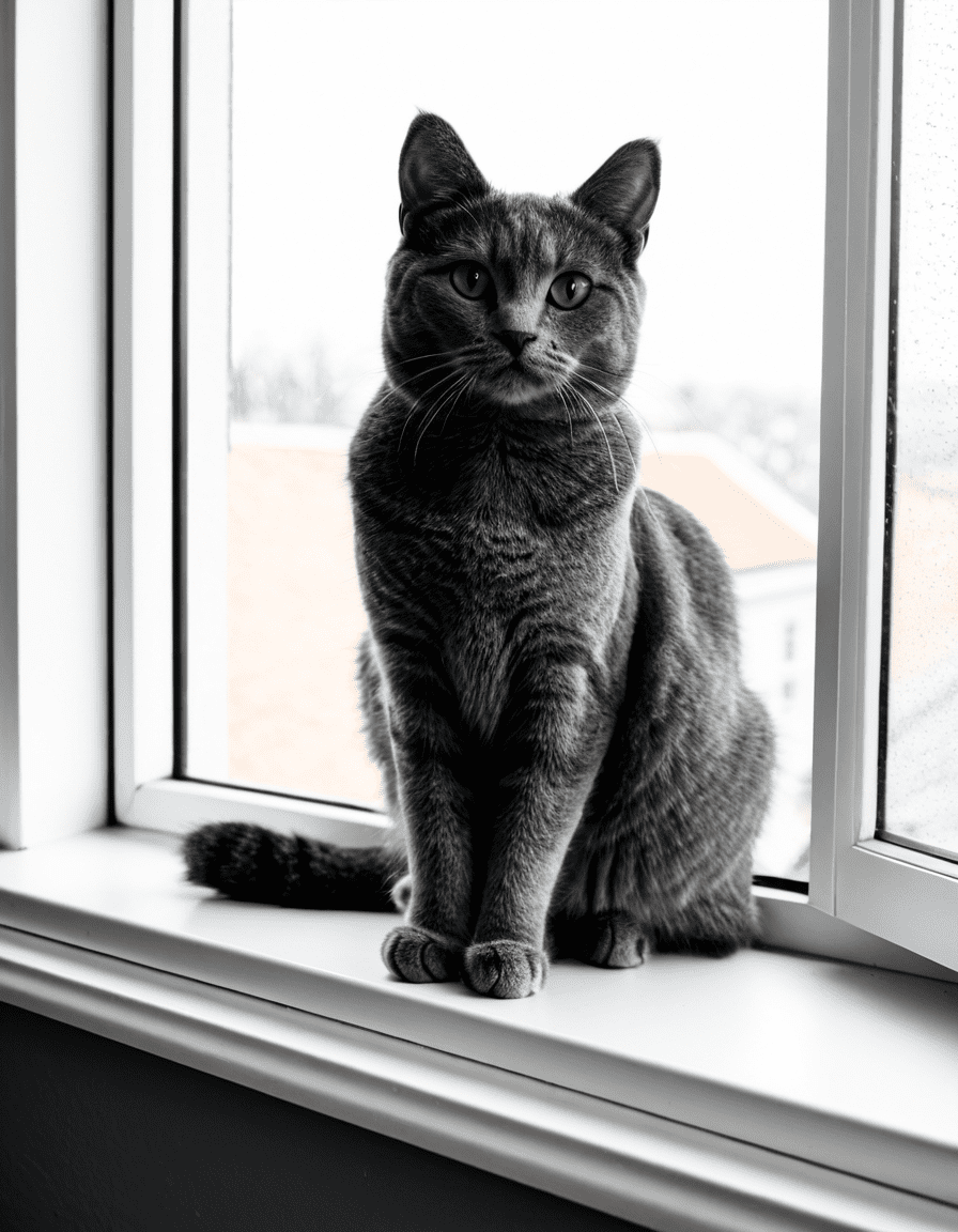 gray cat