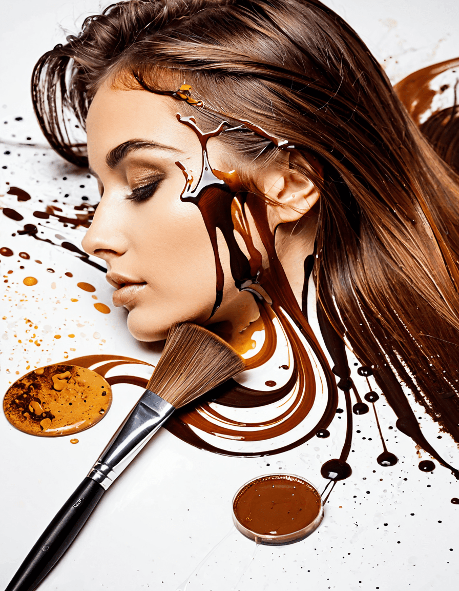 brown hair dye