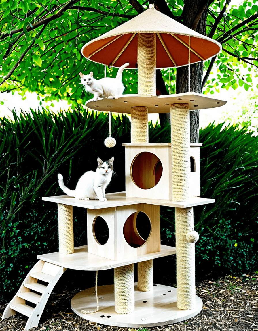 cat scratching post