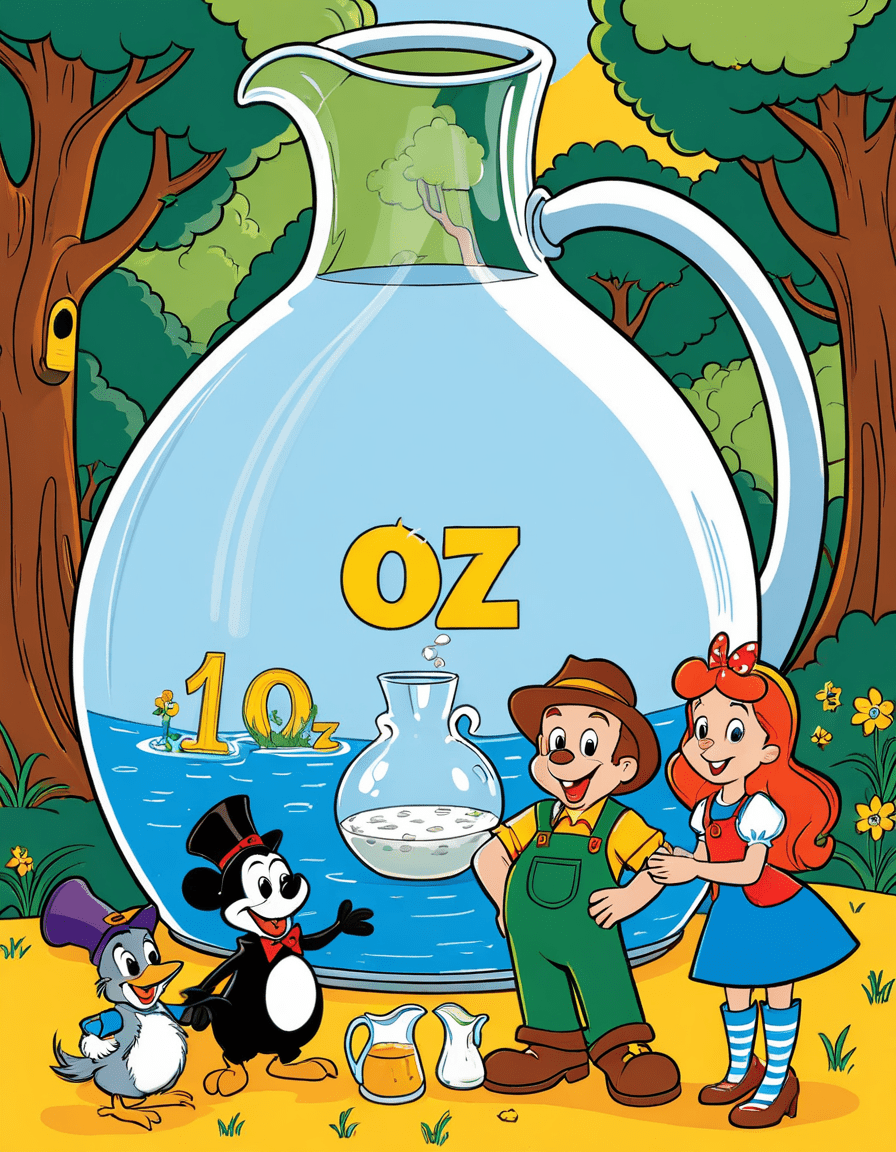how many oz in half gallon