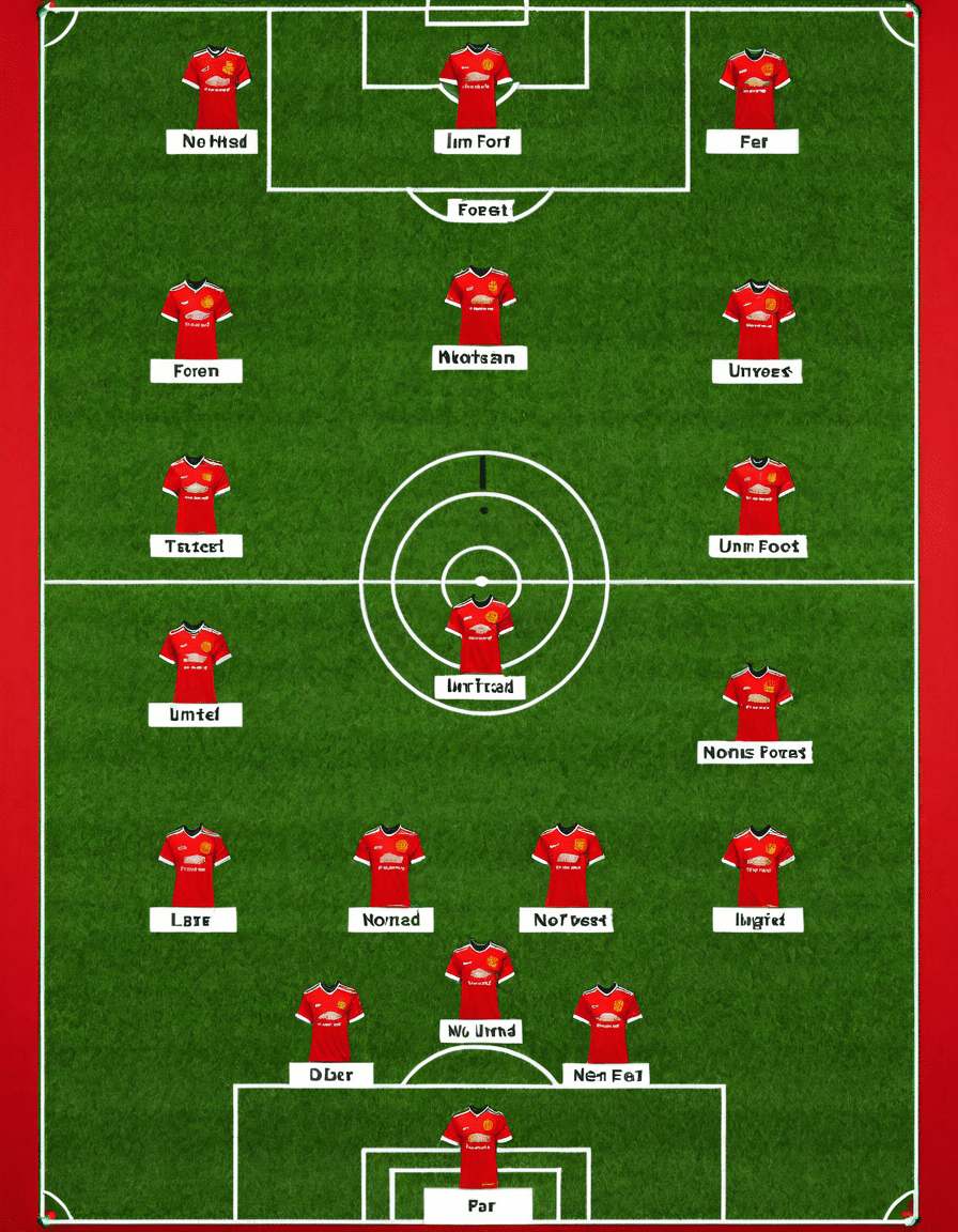 nottingham forest vs man united lineups
