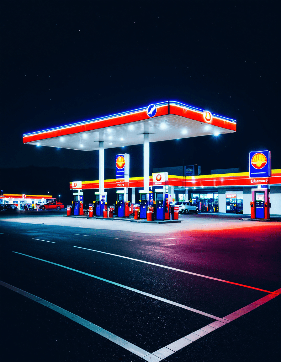 service station