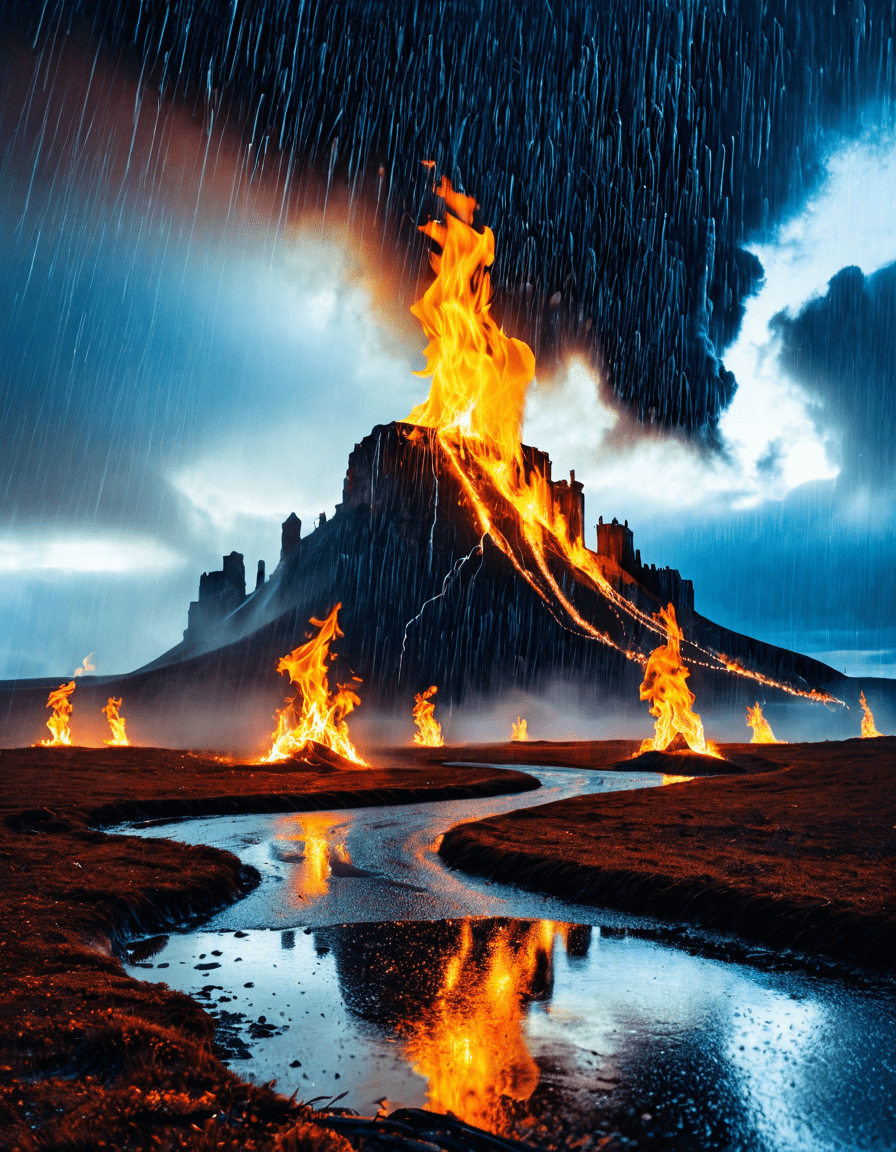 set fire to the rain