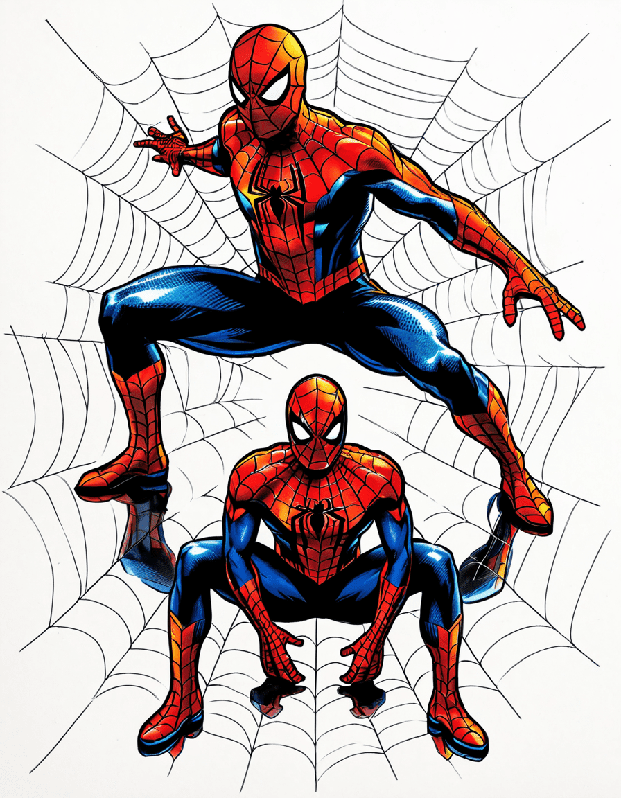 spiderman drawings