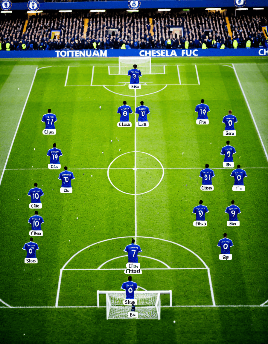 tottenham vs chelsea fc lineups