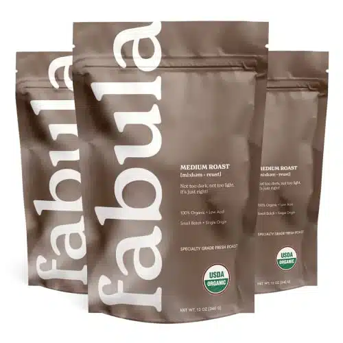 Fabula Coffee Subscription Box Medium Roast, Whole Bean, bags
