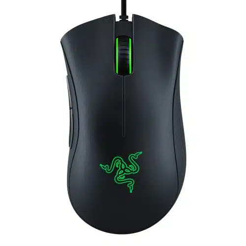Razer DeathAdder Essential Gaming Mouse DPI Optical Sensor   Programmable Buttons   Mechanical Switches   Rubber Side Grips   Classic Black