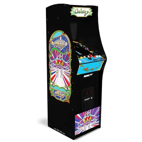 ARCADEUP Galaga Deluxe Arcade Machine, Built for Your Home, Foot Tall Stand Up Cabinet with Classic Games, Inch BOE Screen, Black