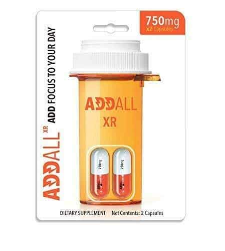 Addall XR Pack (Capsules) Ships in a Box + Free Pack of Vitamin BPills (Capsules)