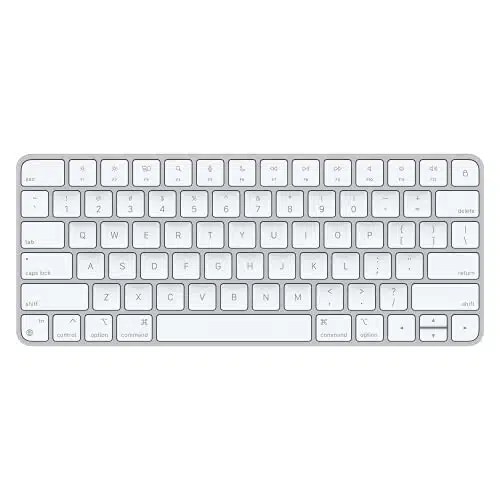 Apple Magic Keyboard Wireless, Bluetooth, Rechargeable. Works with Mac, iPad, or iPhone; US English   White