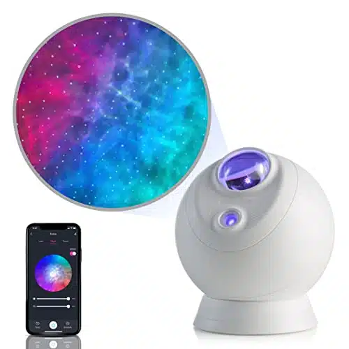 BlissLights Sky Lite Evolve   Star Projector, Galaxy Projector, LED Nebula Lighting, WiFi App, for Meditation, Relaxation, Gaming Room, Home Theater, and Bedroom Night Light Gift (Blue Stars)