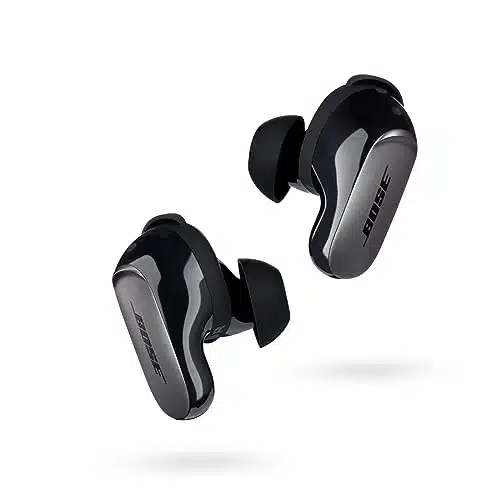 Bose QuietComfort Ultra Wireless Noise Cancelling Earbuds, Bluetooth Noise Cancelling Earbuds with Spatial Audio and World Class Noise Cancellation, Black