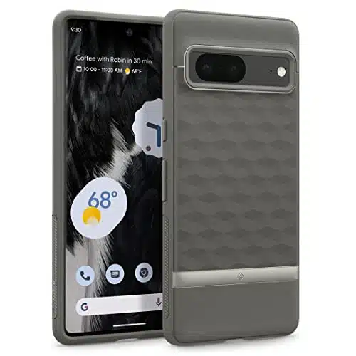 Caseology Parallax [Military Grade Drop Tested] Designed for Google Pixel Case ()   Ash Gray