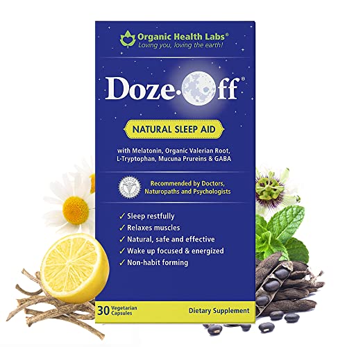 Doze Off Natural Sleep Aid, Veggie Capsules Organic Health Labs