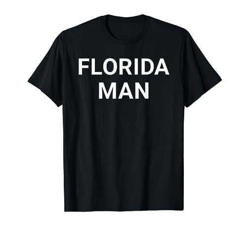 Florida Man Funny Meme Lazy DIY Halloween Costume T Shirt
