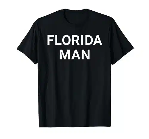 Florida Man Funny Meme Lazy DIY Halloween Costume T Shirt