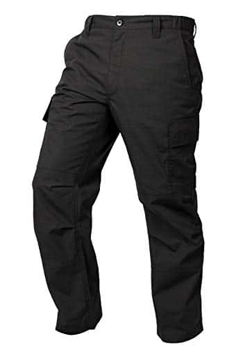 LA Police Gear Men's Core Cargo Lightweight Tactical Pants, Durable Ripstop Cargo Pants for Men, Stretch Waistband CCW Pants   Black   X