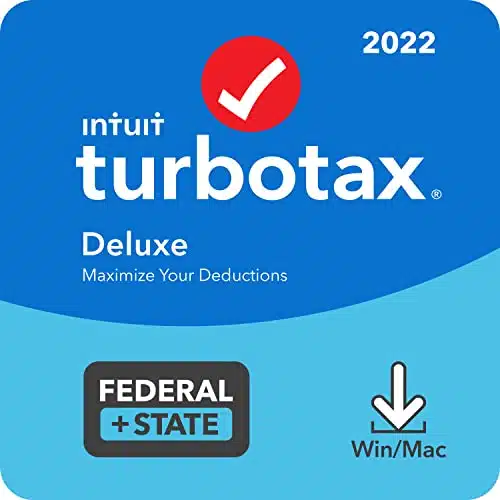 [Old Version] TurboTax Deluxe Tax Software, Federal and State Tax Return, [Amazon Exclusive] [PCMAC Download]