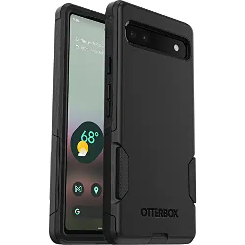 OtterBox Google Pixel A Commuter Series Case   BLACK , Slim & Tough, Pocket Friendly, with Port Protection