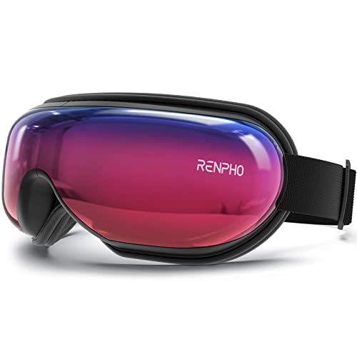 RENPHO Eyeris Eye Massager with Heat, Birthday Gifts, Heated Eye Mask for Migraines, Bluetooth Music, Eye Care Machine for StudyWorkTravel Relax, Relax Eye Strain Dark Circles Eye Bags Dry Eye