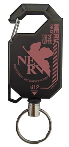 Rebuild of Evangelion NERV Cospa Character Retractable Reel Key Chain Mascot Collection Anime Art