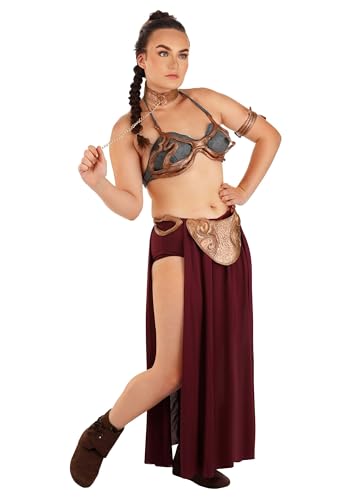 Secret Wishes Women's Star Wars Jabba's Prisoner Princess Leia Costume, As Shown, Large