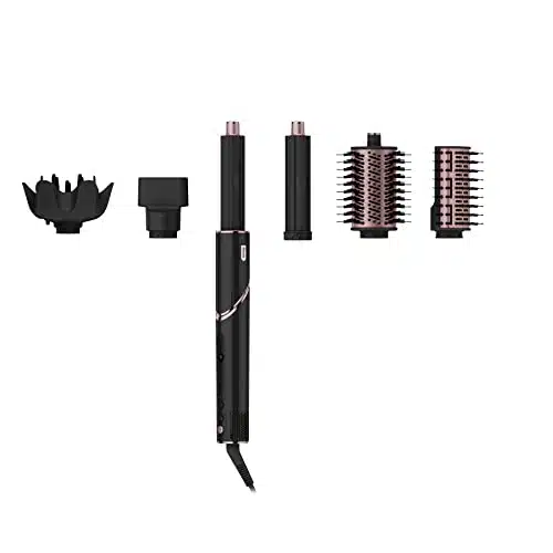 Shark HDBK FlexStyle Air Drying & Styling System with Ultimate Piece Accessory Pack of Auto Wrap Curlers, Curl Defining Diffuser, Oval Brush, Paddle Brush & Concentrator Attachments, Black