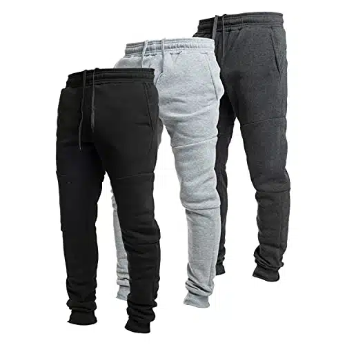 Ultra Performance Pack Fleece Active Tech Joggers for Men, Mens Sweatpants with Zipper Pockets
