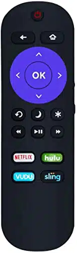 Universal Remote Compatible with Element ROKU TV with Netflix Hulu Vudu Sling