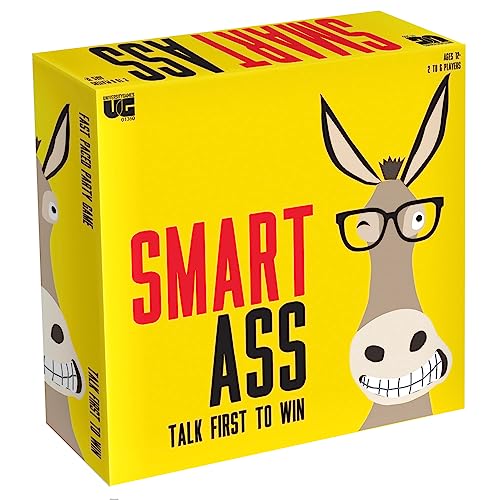 University Games  Smart Ass Trivia The Ultimate Who, What, Where Party Game , for Families and Adults Ages and Up and to Players