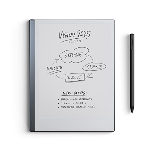 reMarkable Bundle Notetaking Tablet Marker Plus onths Connect Spare Marker Tips USB A to C Cable R