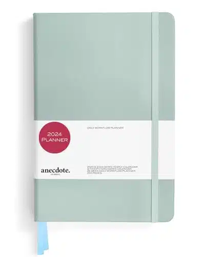 Anecdote Planner A Weekly & Daily Planner for Effortless Planning. Your Guide to Success   ASize Hardcover. Start Anytime and Achieve your Goals with this monthly planner.  Dutch Blue