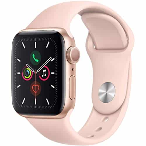 Apple Watch Series (GPS, M)   Gold Aluminum Case with Pink Sand Sport Band (Renewed)